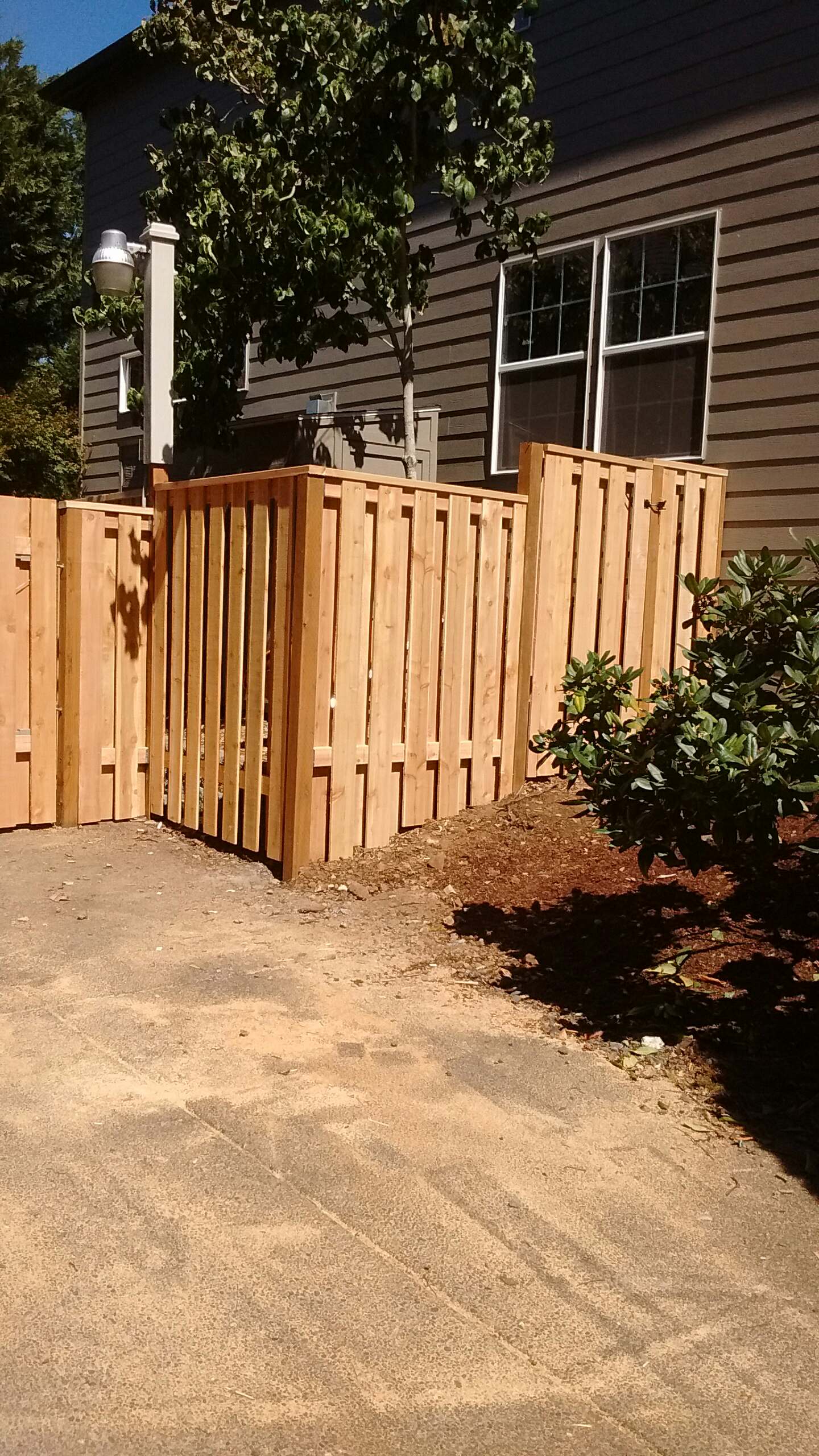 Cedar Fencing - Good Neighbor with Top Rail - Cascade Home Enhancement LLC