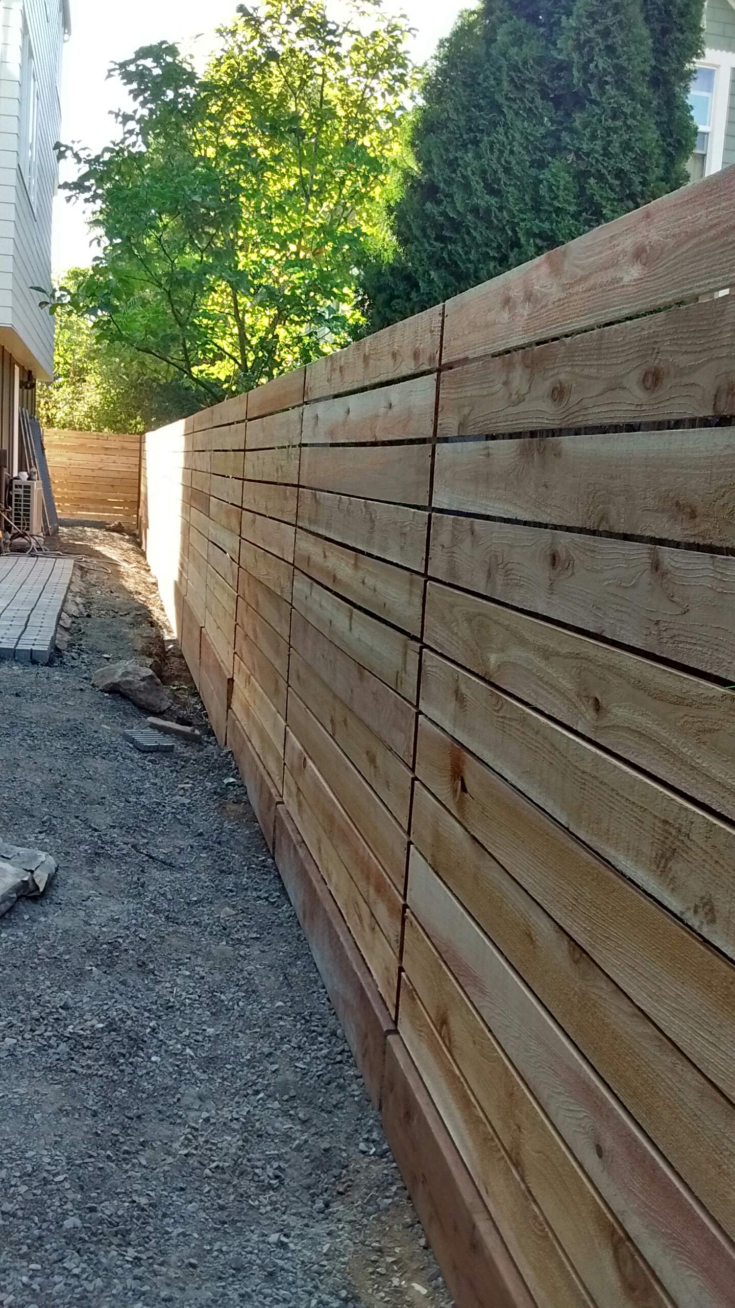 Cedar Fencing - Horizontal - Cascade Home Enhancement LLC