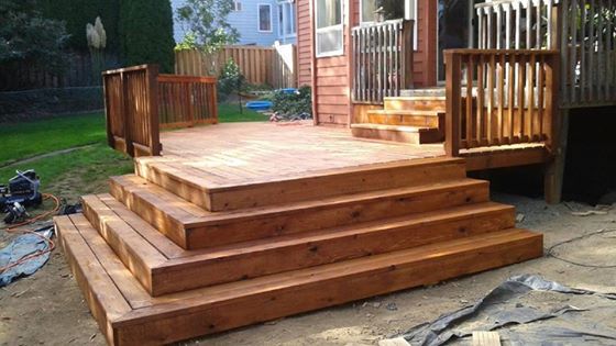 Cedar Decking - Cascade Home Enhancement LLC