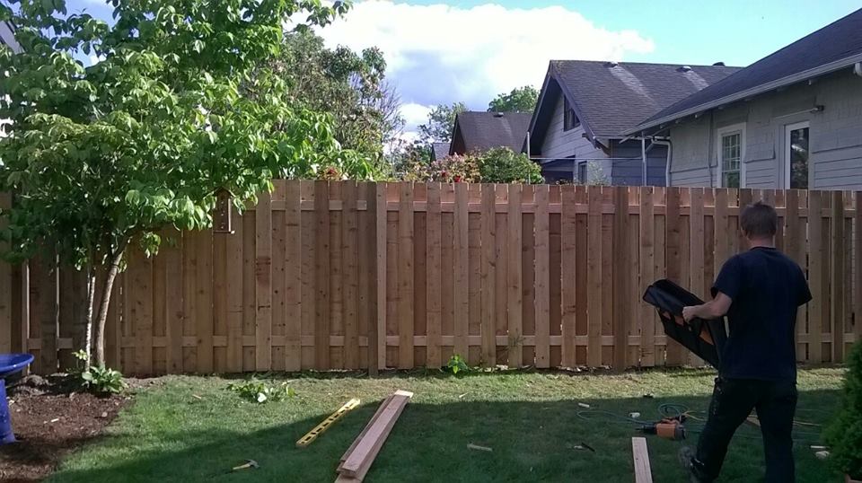 Cedar Fencing - Good Neighbor - Cascade Home Enhancement LLC